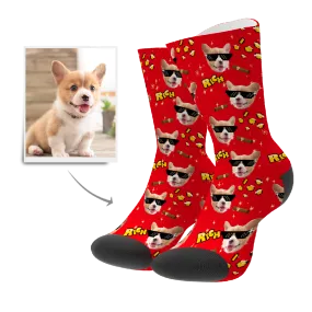 Custom Rich Dog Socks