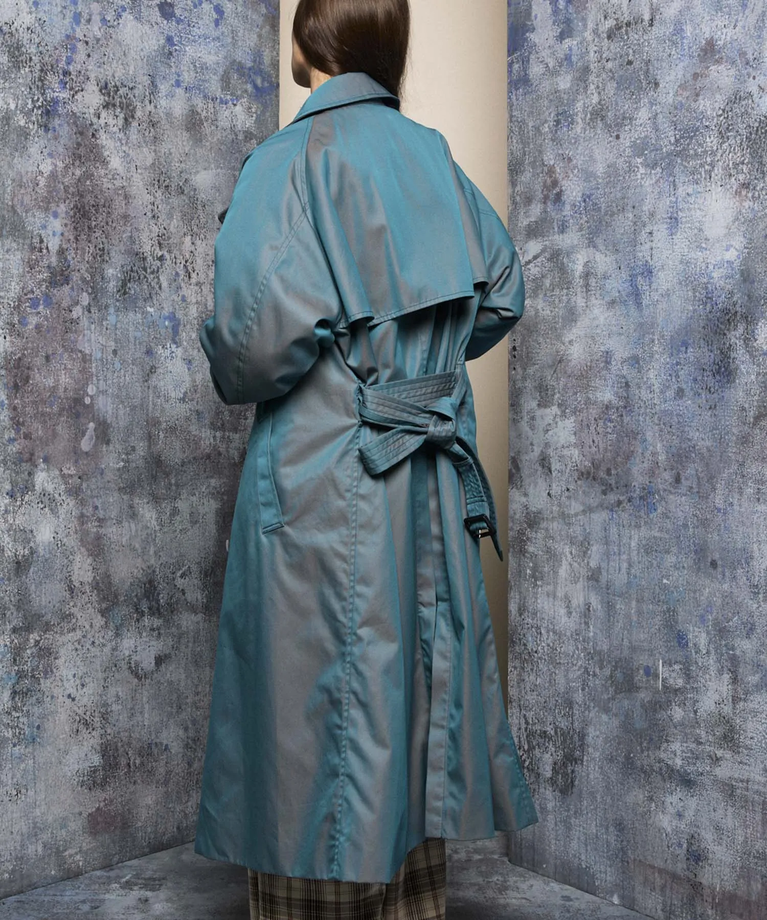 120/2/2 Suvin Cotton Gabardine Prime-Over Trench Coat