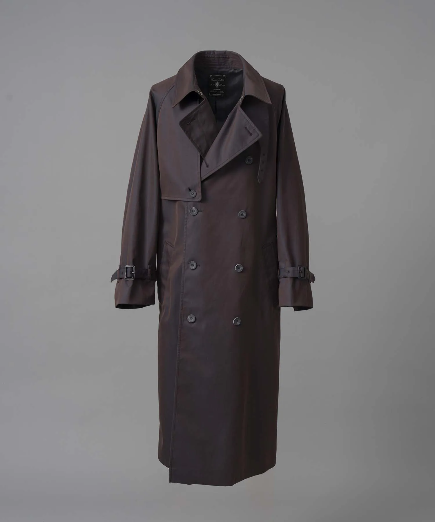 120/2/2 Suvin Cotton Gabardine Prime-Over Trench Coat