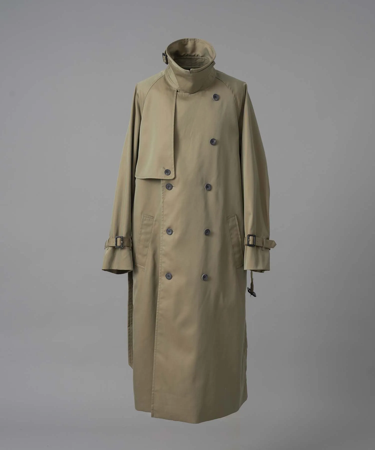 120/2/2 Suvin Cotton Gabardine Prime-Over Trench Coat