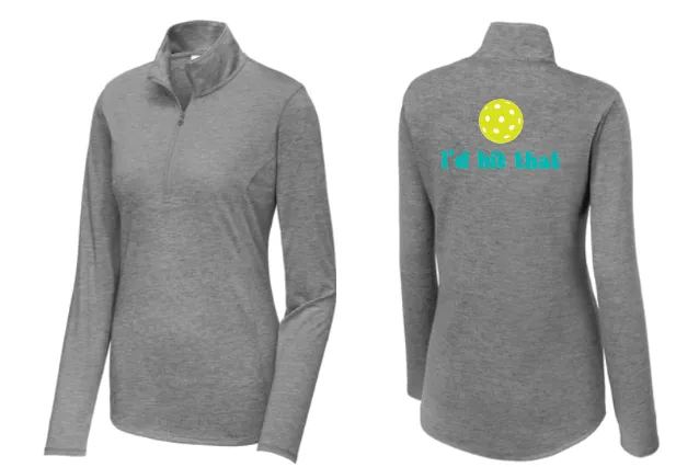 1/4 Zip Pullover - Pickleball Grey