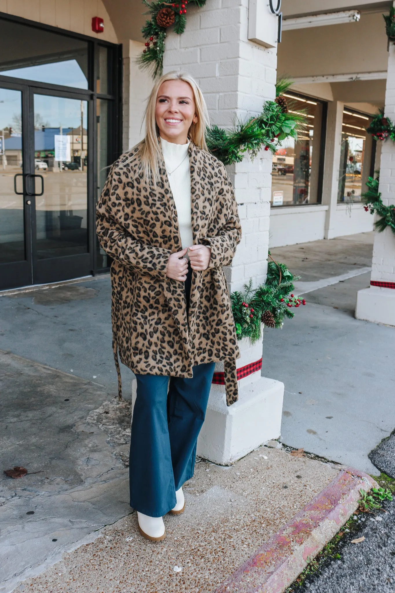 Albany Leopard Coat