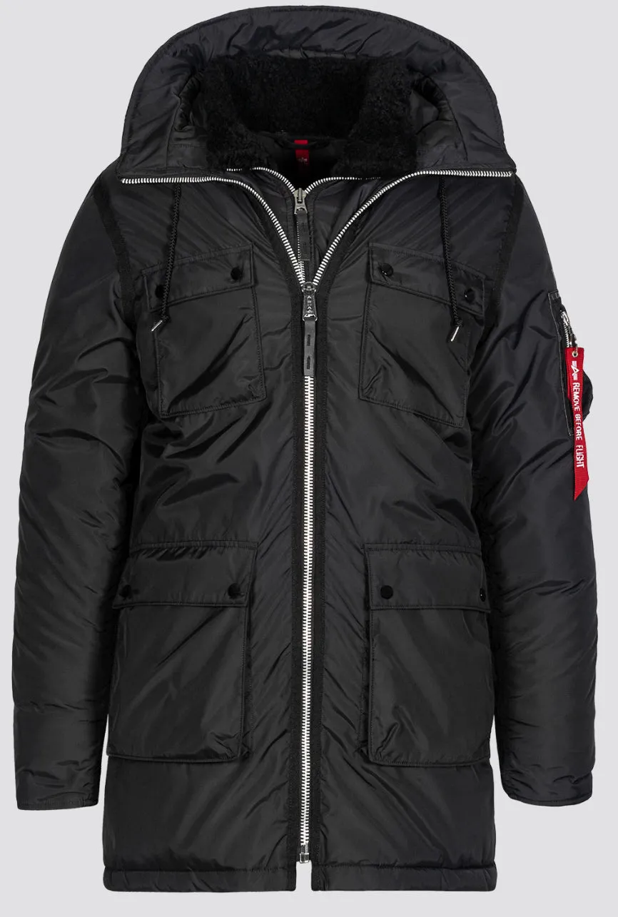 Alpha Industries N-3B Skytrain Parka Black