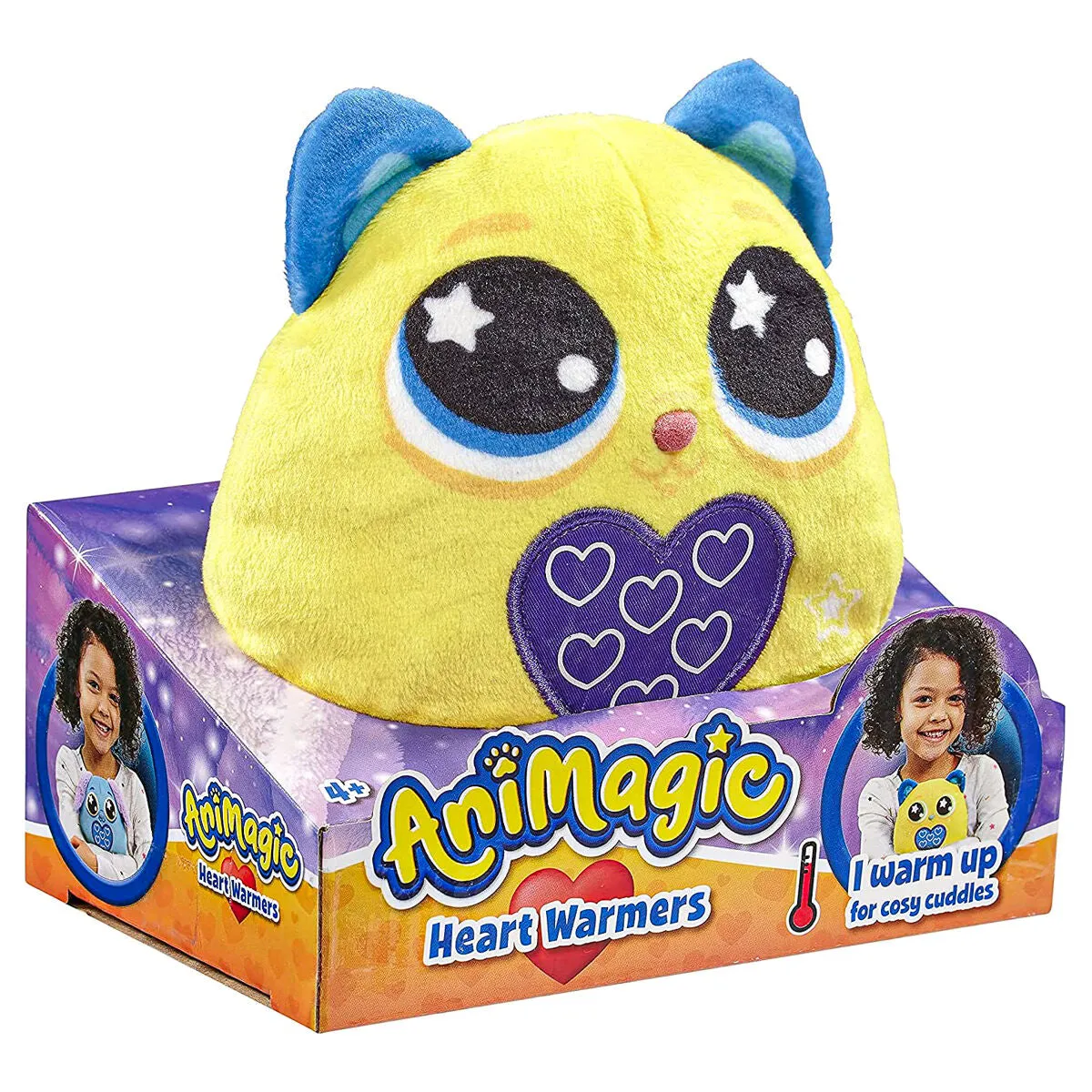 AniMagic Heart Warmers Cuties Cat Soft Toy