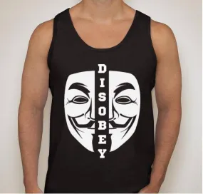 Anonymous Split Mask Tank Top