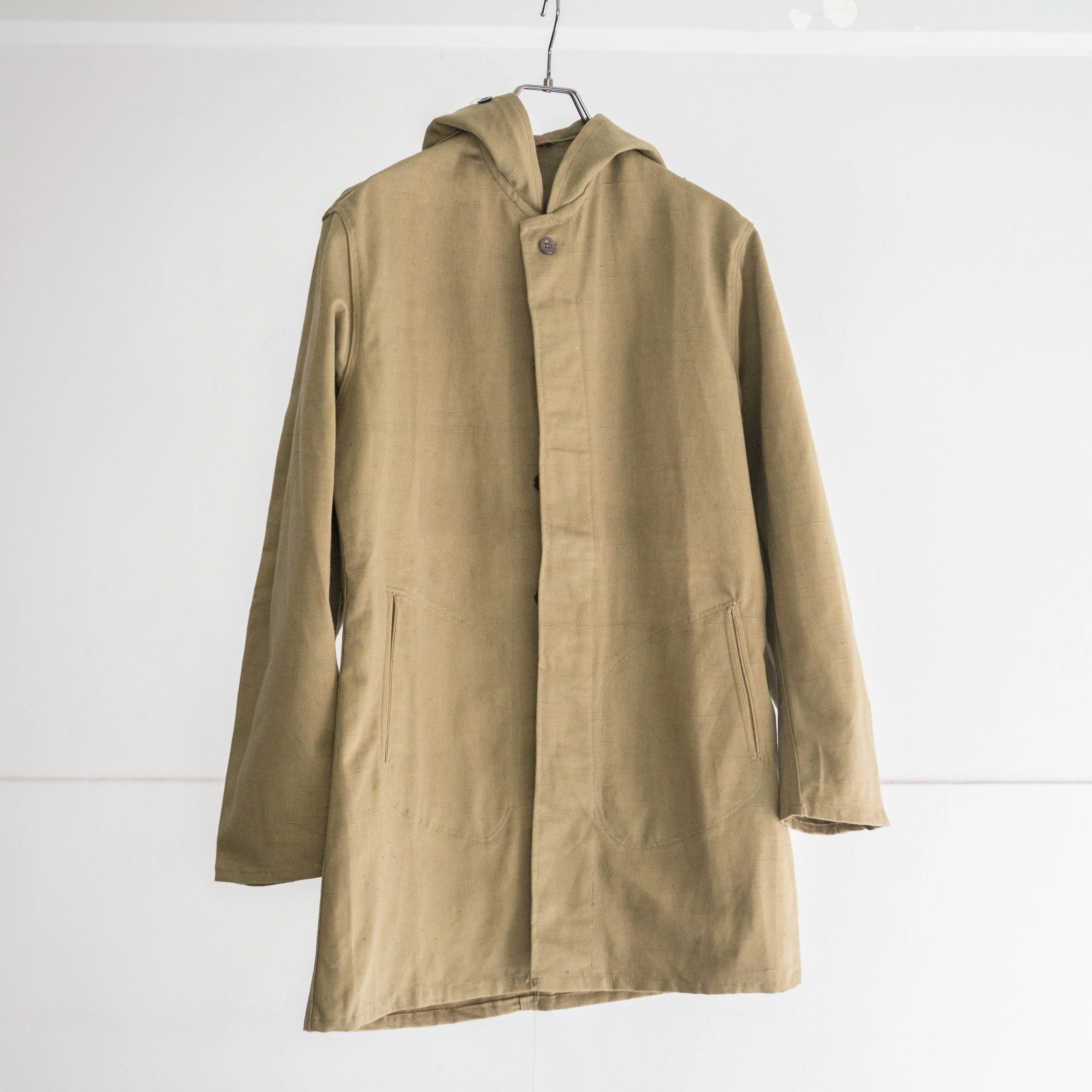 around 1960s Europe military? canvas parka 'dead stock'