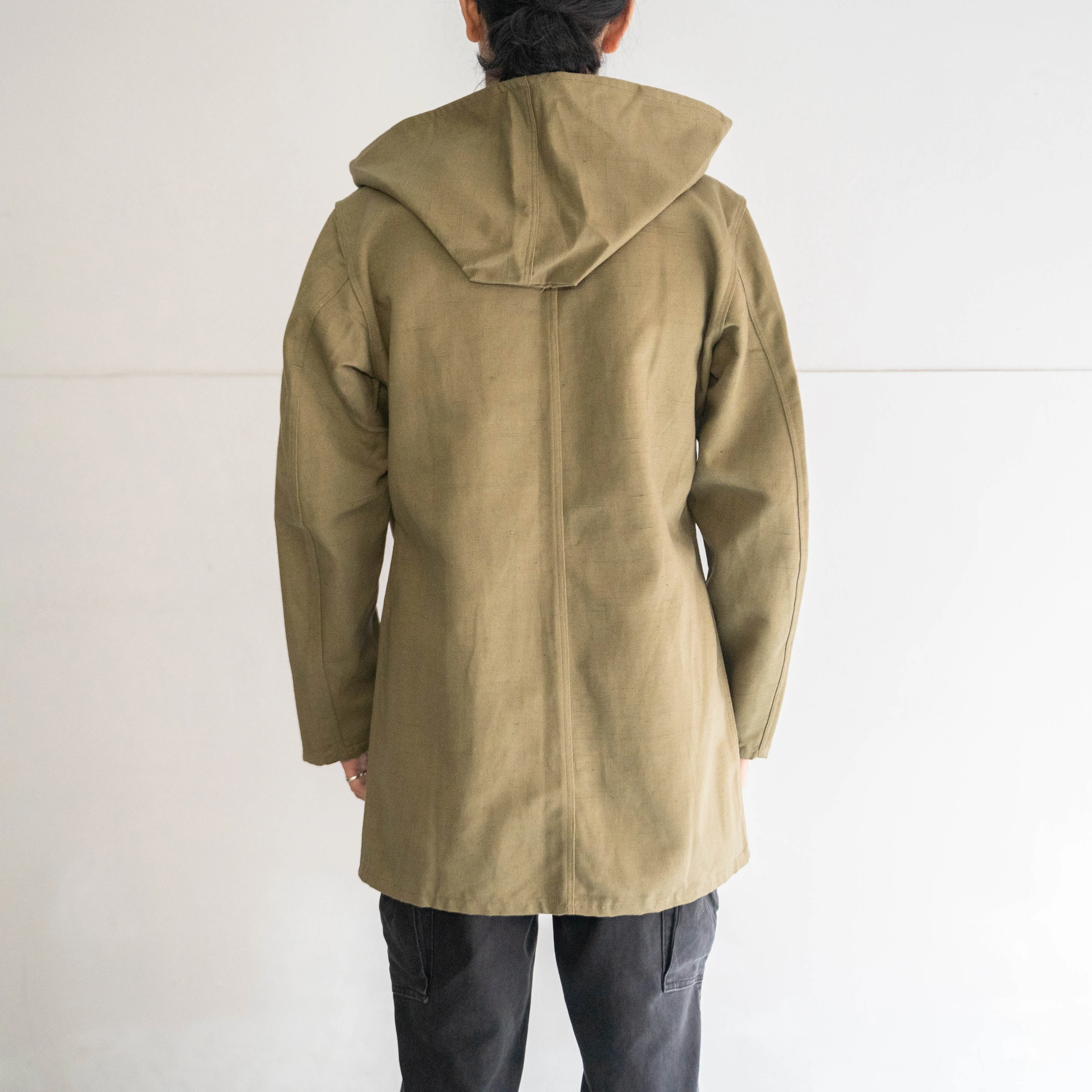 around 1960s Europe military? canvas parka 'dead stock'