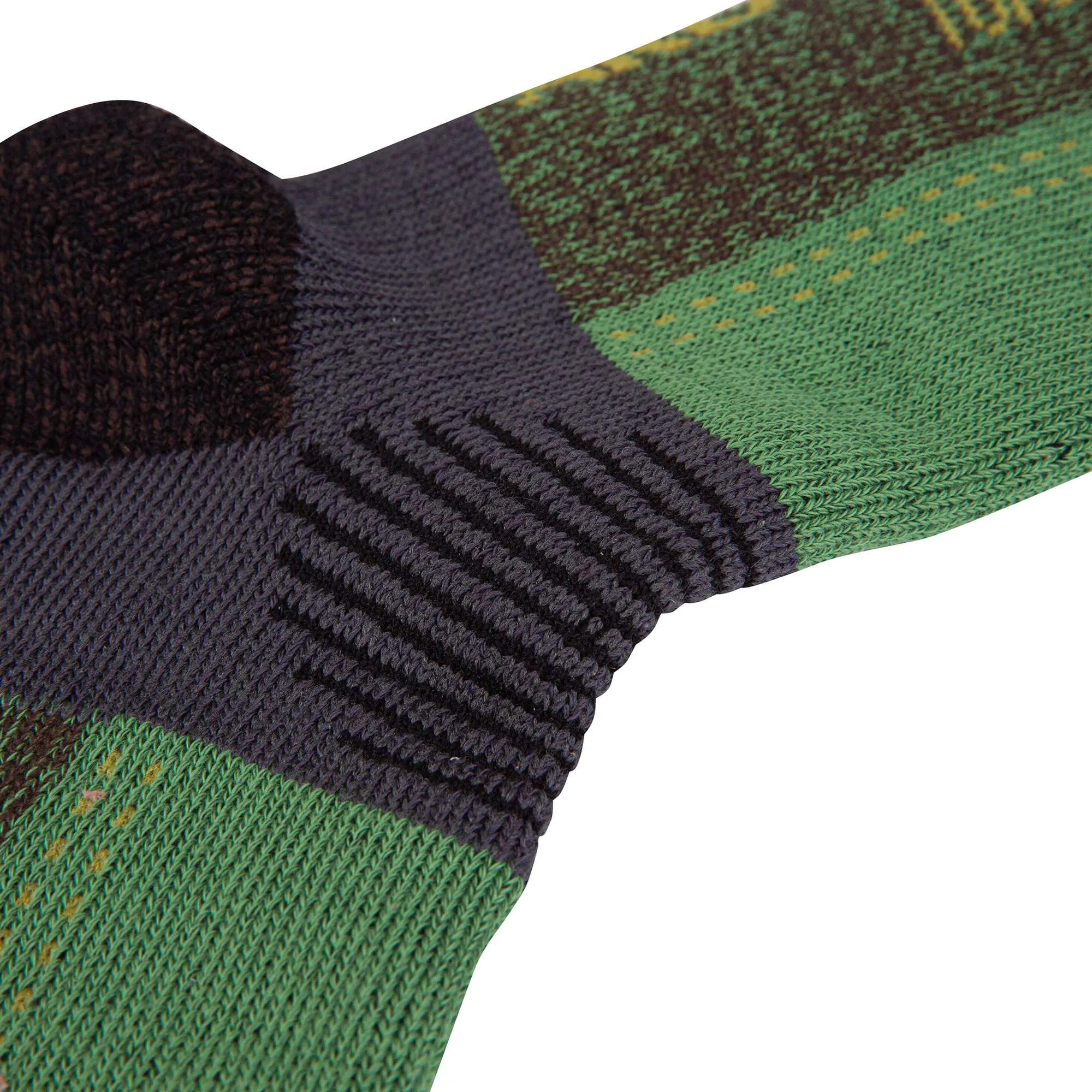 AT3820 Lo Sock Xpert - Olive/Yellow