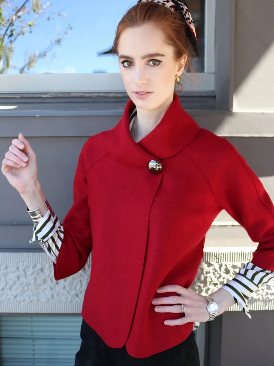 Audrey Jacket in Red