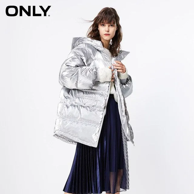 Autumn Winter Women's Loose Fit Cotton Jacket Parka Coat