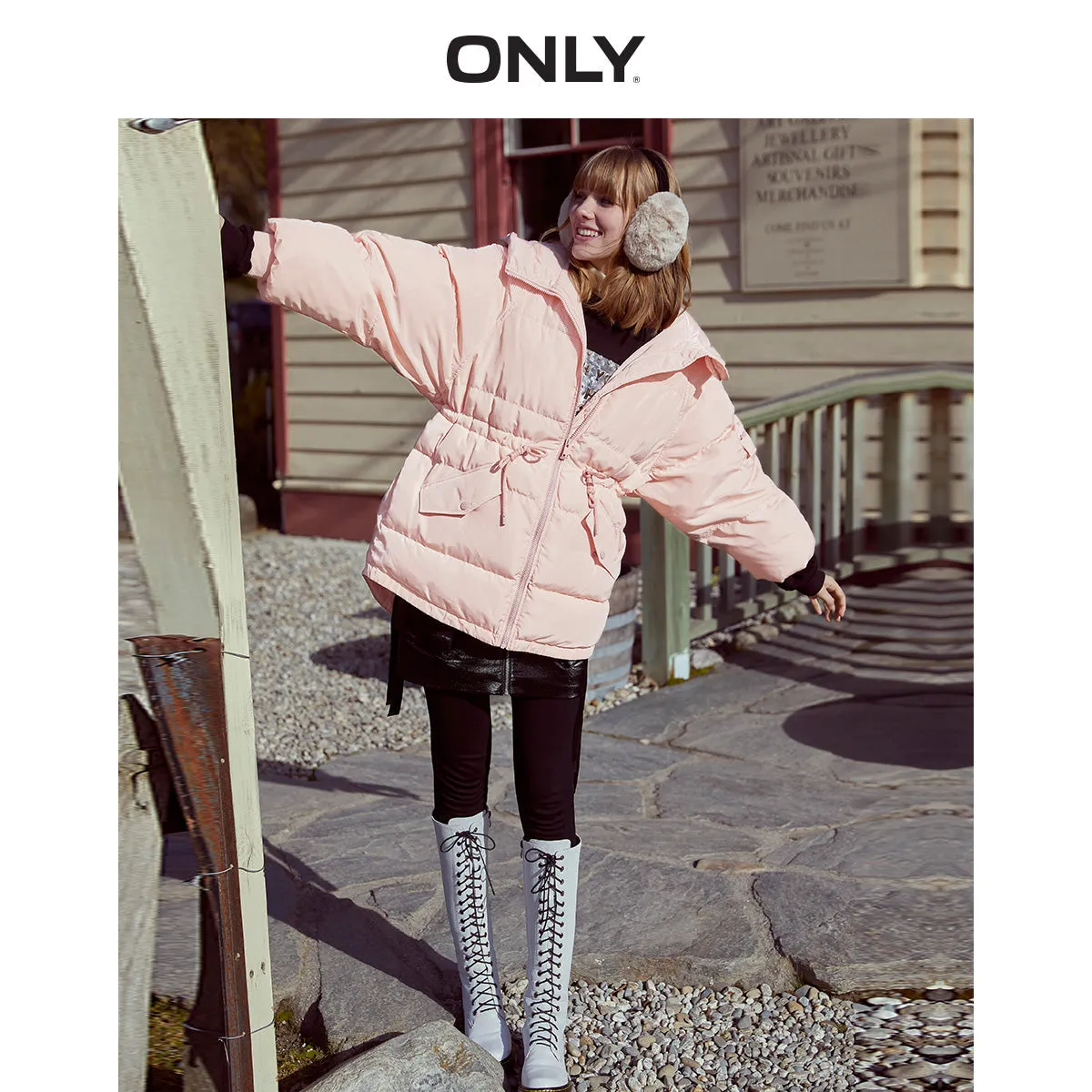 Autumn Winter Women's Loose Fit Cotton Jacket Parka Coat