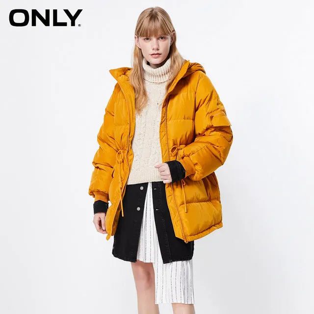 Autumn Winter Women's Loose Fit Cotton Jacket Parka Coat