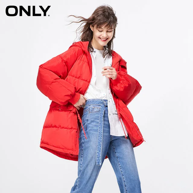 Autumn Winter Women's Loose Fit Cotton Jacket Parka Coat