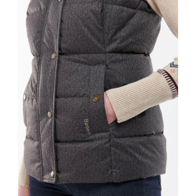 Barbour Foxglove Ladies Baffle Gilet - Hessian