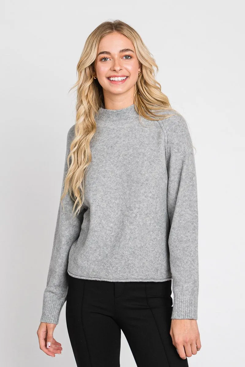 Be Cool Mock neck pullover sweater top