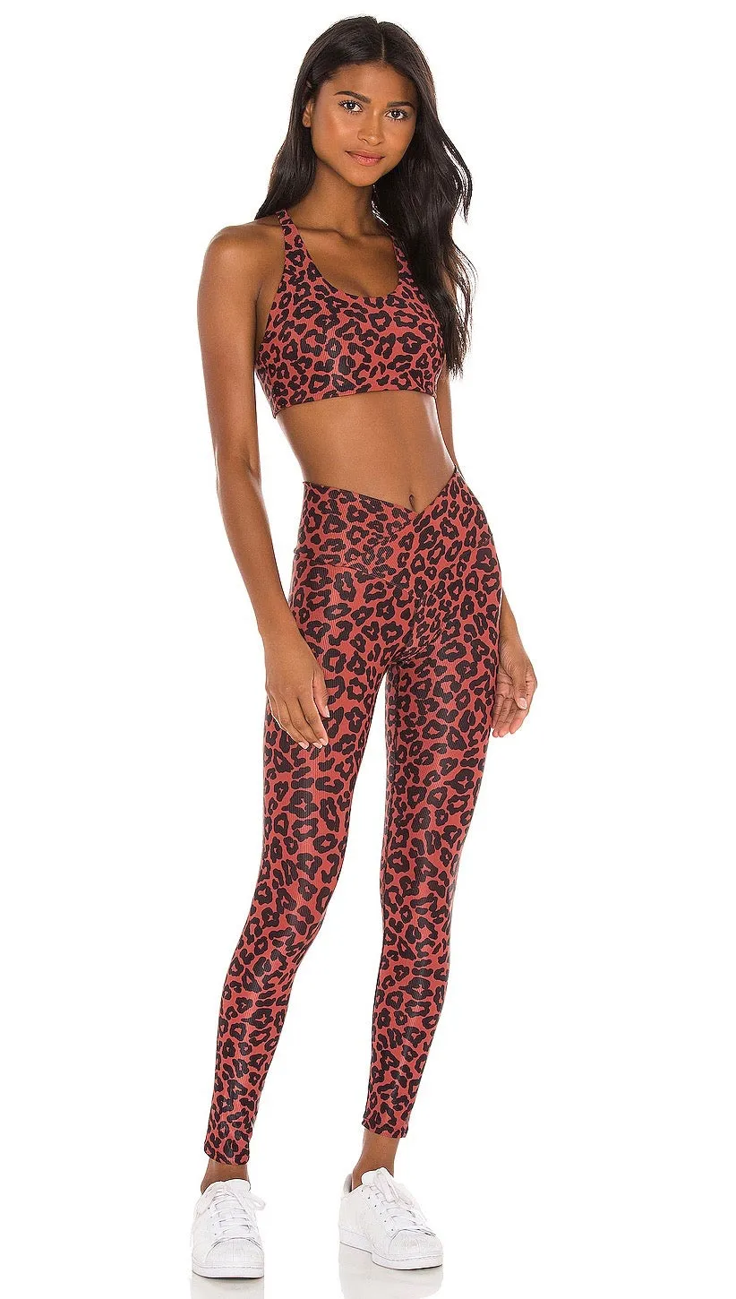 Beach Riot Cara Legging Warm Pinecone