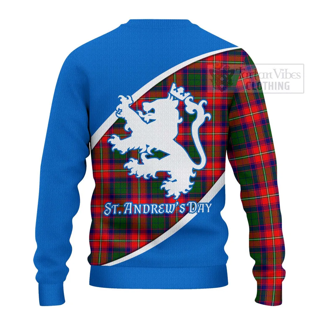 Belshes (Belsches) Family Crest Tartan Ugly Sweater Celebrate Saint Andrew's Day in Style