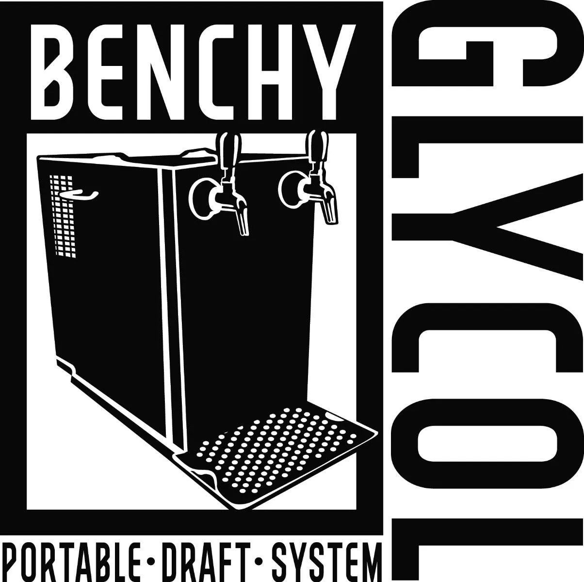 Black Benchy - Glycol - Portable Bench Top Keg Dispenser (without taps)