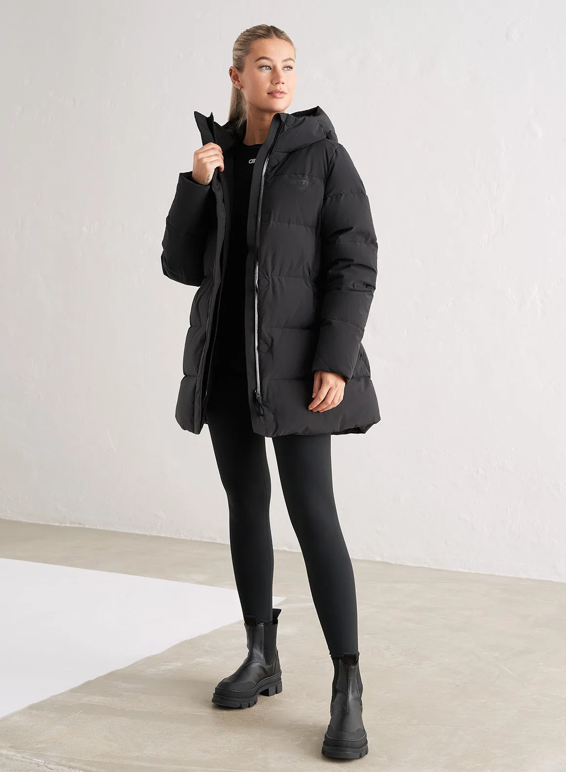 Black Padded Parka