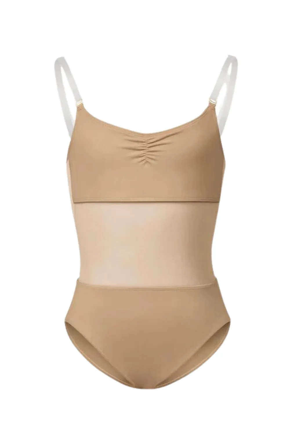 BLOCH CB3387 GIRLS SUNNA FRONT MESH PANEL CAMISOLE LEOTARD