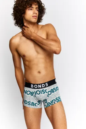 Bonds Allover Logo Fit Trunk Underwear MXKDA Size M