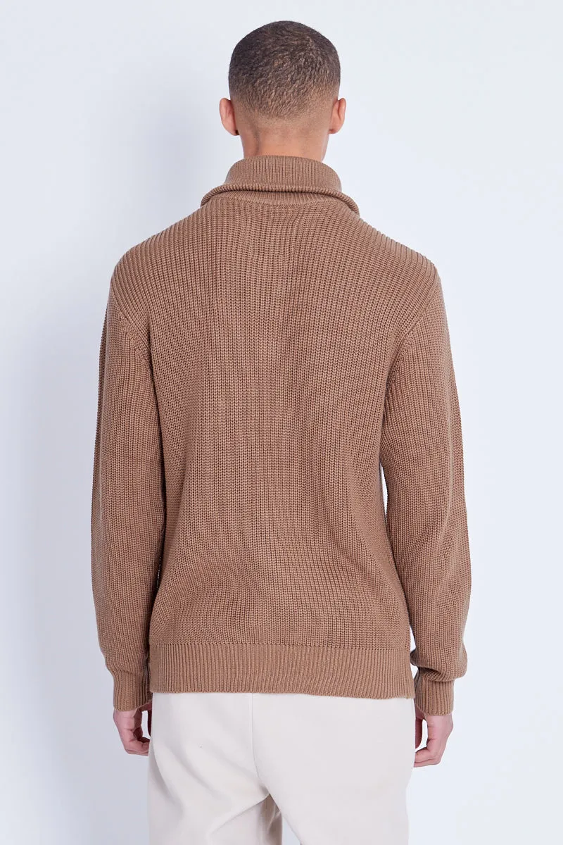 BOOTH HALF ZIP KNIT