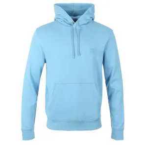 BOSS Wetalk Hoodie Sweat Top in Open Blue