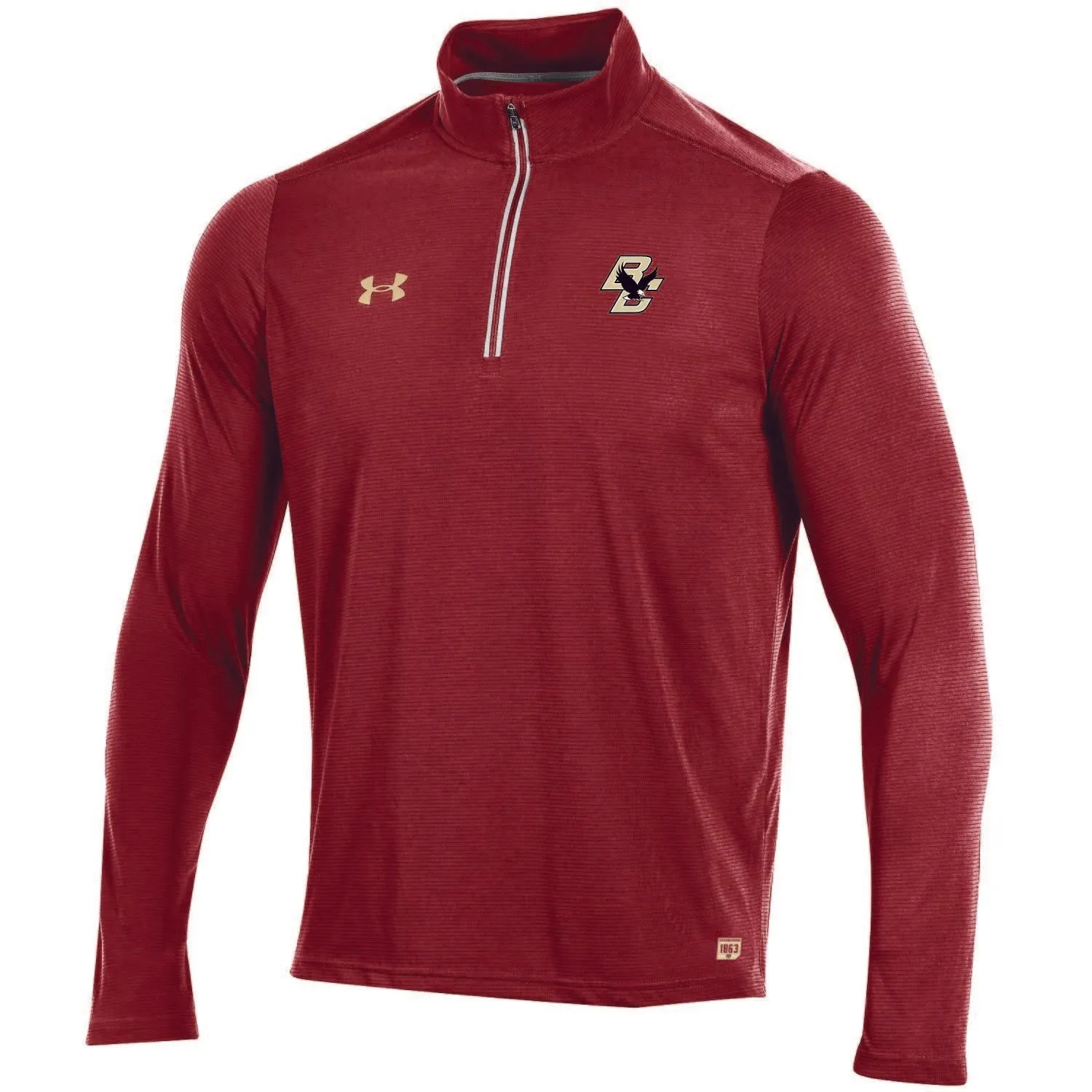 Boston College Eagles Under Armour Sideline On Field Light Pullover Red Jacket