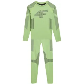 Boys' Seamless Underwear 4F M093 Green Neon 4Fjaw23useam093 41N 140/146 Cm