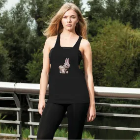 Bunny Women's Loose Racerback Tank Top