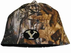 BYU Cougars TOW Camo Brown Trap 1 Reversible Knit Winter Beanie Hat Cap