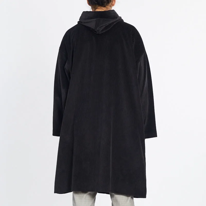 Canopy Coat - Black Corduroy