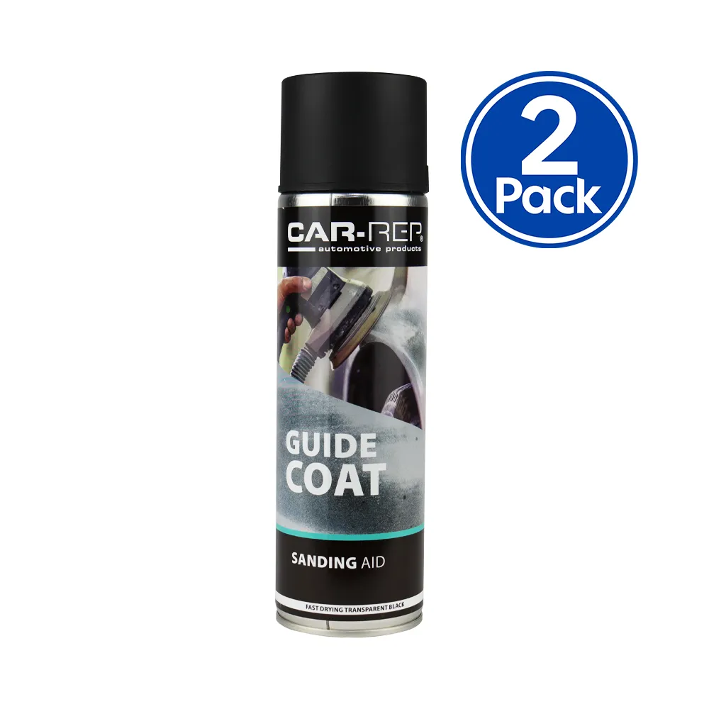 CAR-REP Guide Coat Sanding Aid 500ml Black x 2 Pack