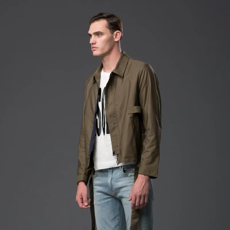 Cargo Strap Bomber Jacket