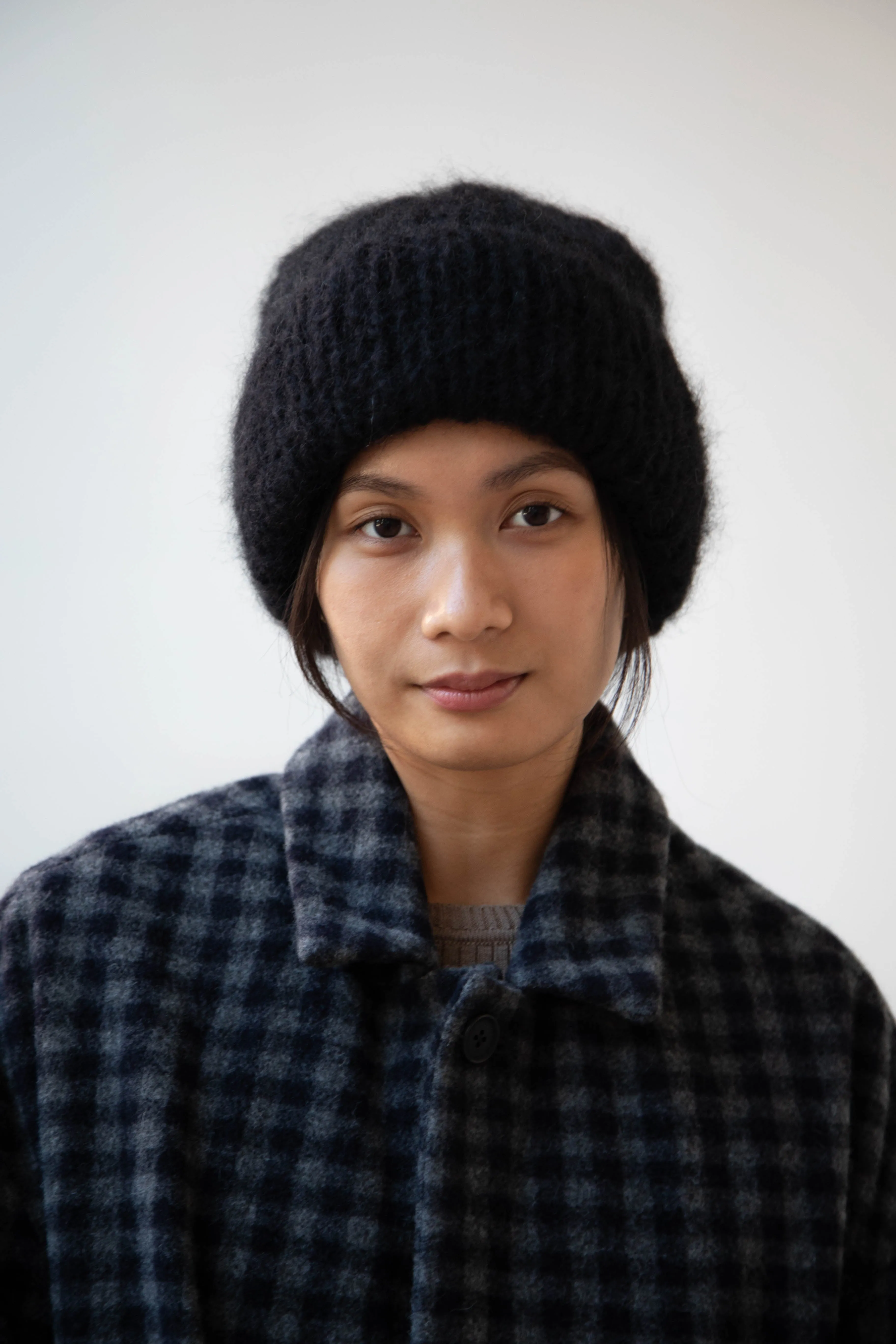 Casey Casey | Mohair Beanie in Black