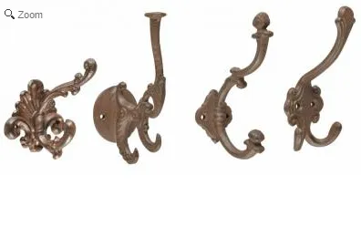 Cast Iron Vintage Style Coat Hook