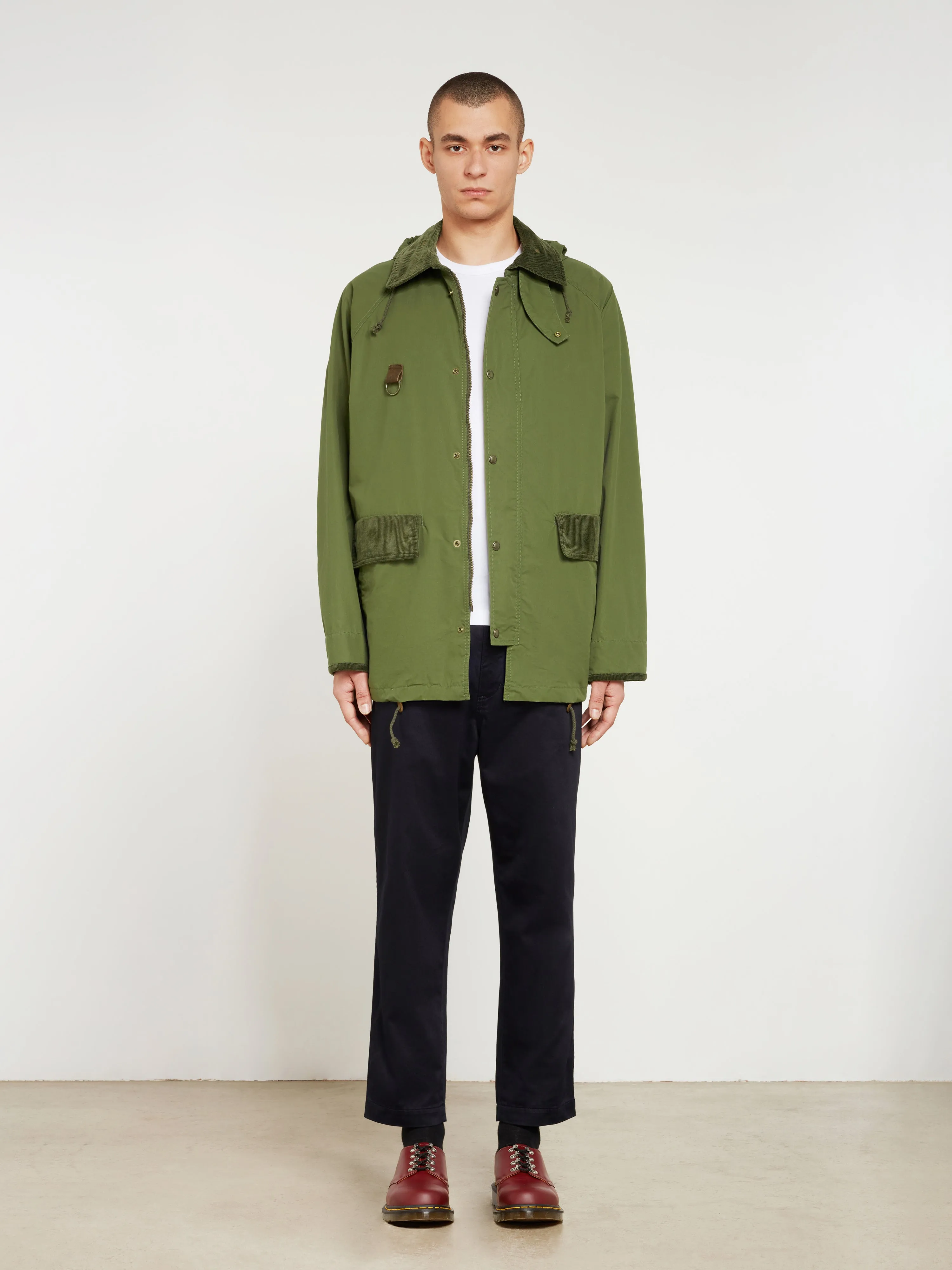 CDG Homme - Men's Cotton Nylon Parka - (Khaki)