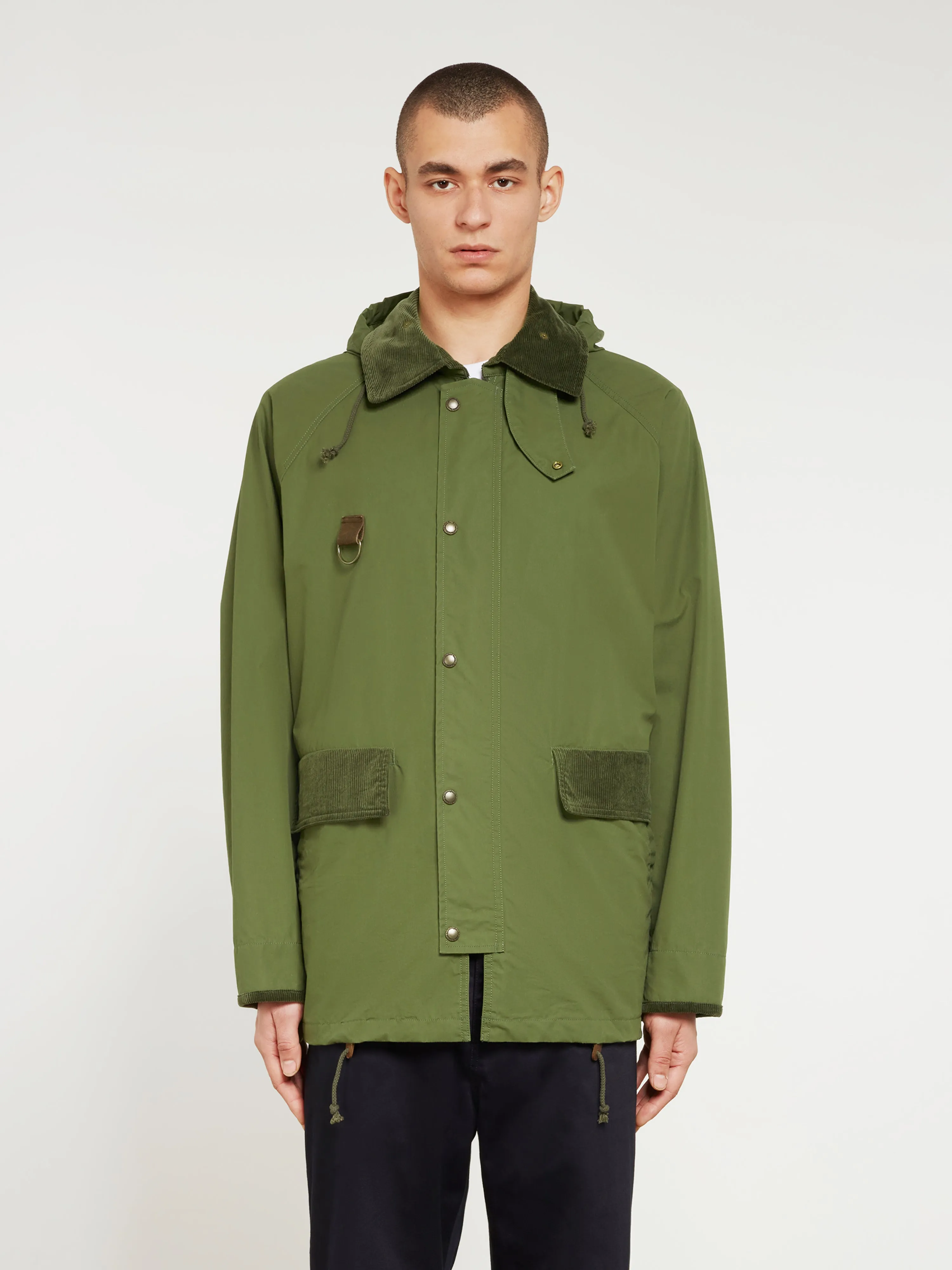 CDG Homme - Men's Cotton Nylon Parka - (Khaki)