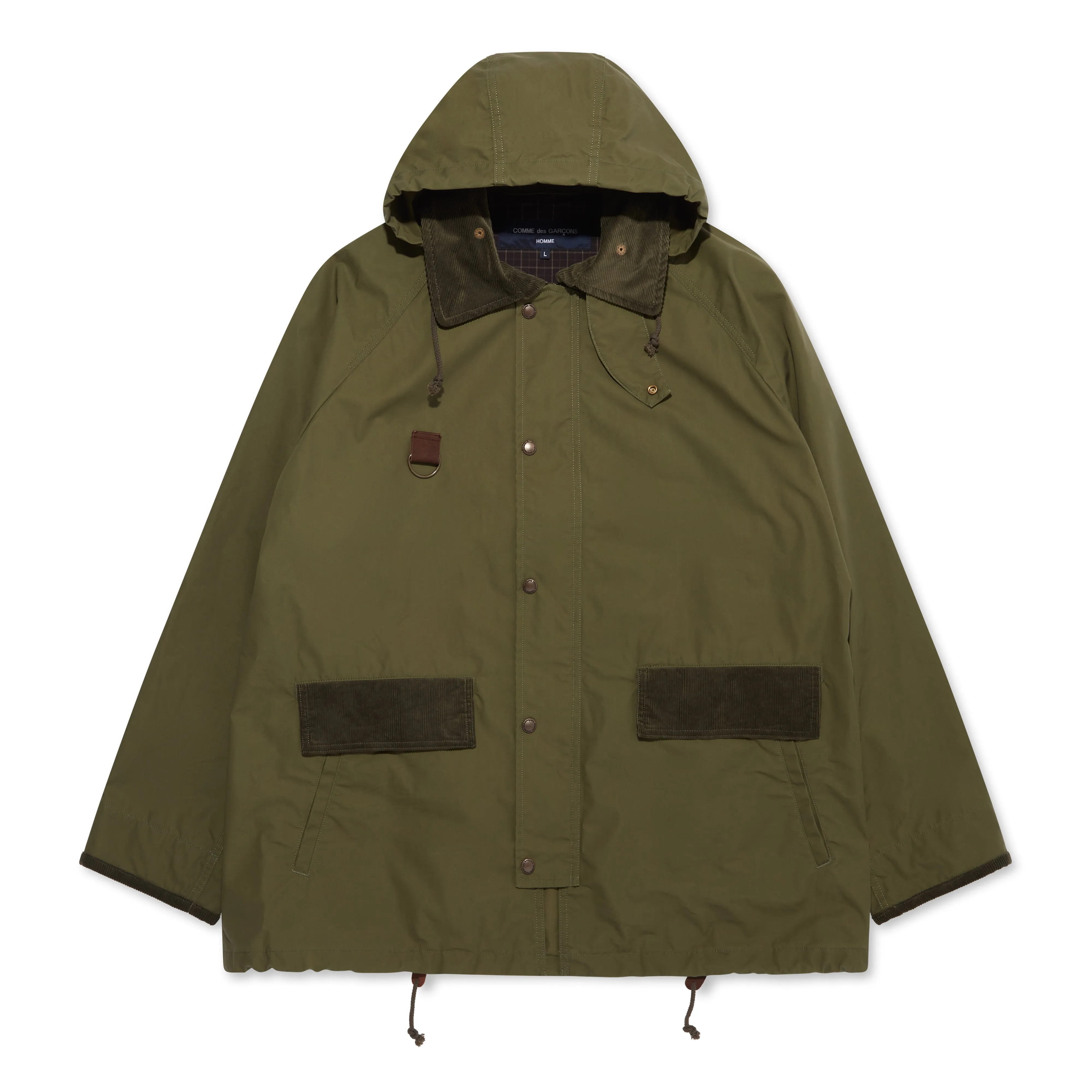 CDG Homme - Men's Cotton Nylon Parka - (Khaki)