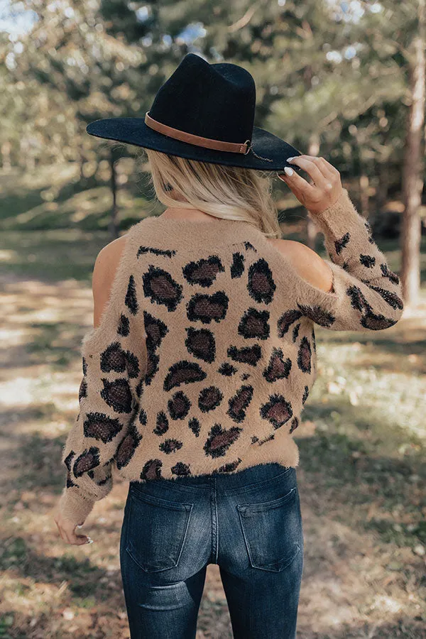 Chic Season Ultra Soft Leopard Sweater in Brown