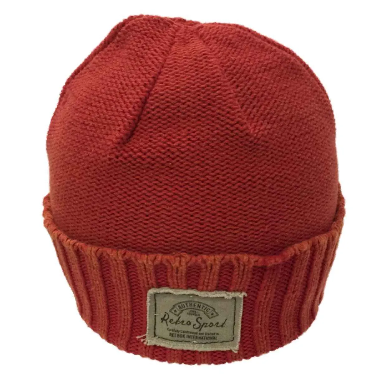 Chicago Bulls Retro Brand UNISEX Faded Red Cuffed Knit Beanie Hat Cap