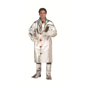 Chicago Protective Apparel 602-AKV 19 Oz Aluminized ParaAramid Blend Style-A 45" Coat, 1 Each