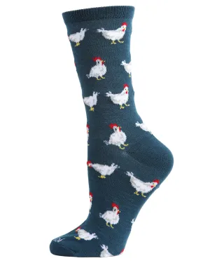 Chickens Legion Blue Socks