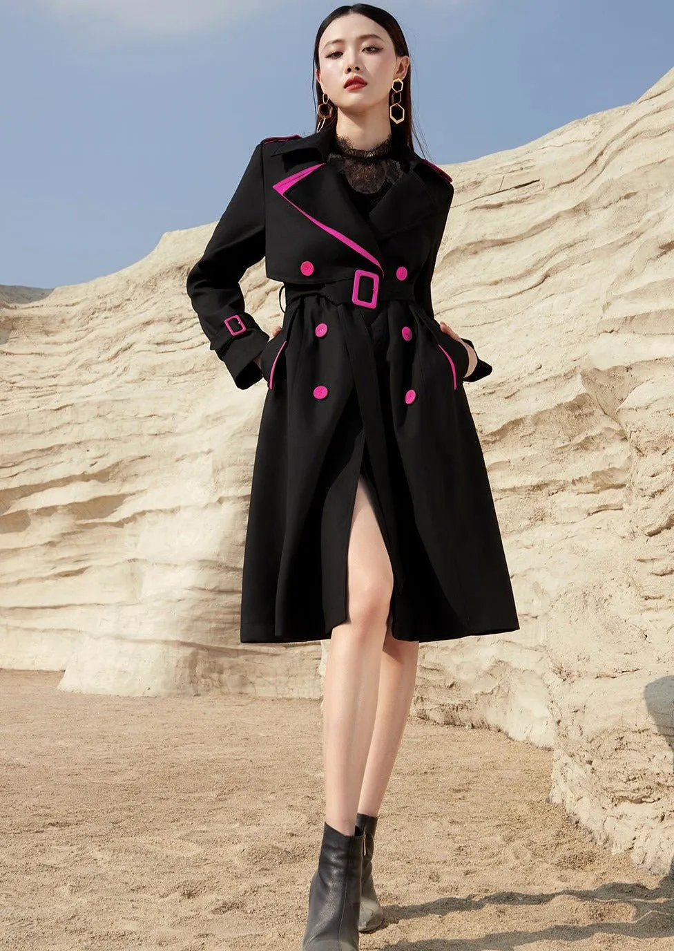 COLOR SCHEME TRENCH COAT