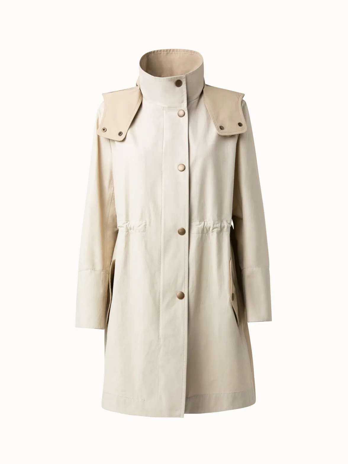 Cotton Techno Trench Coat