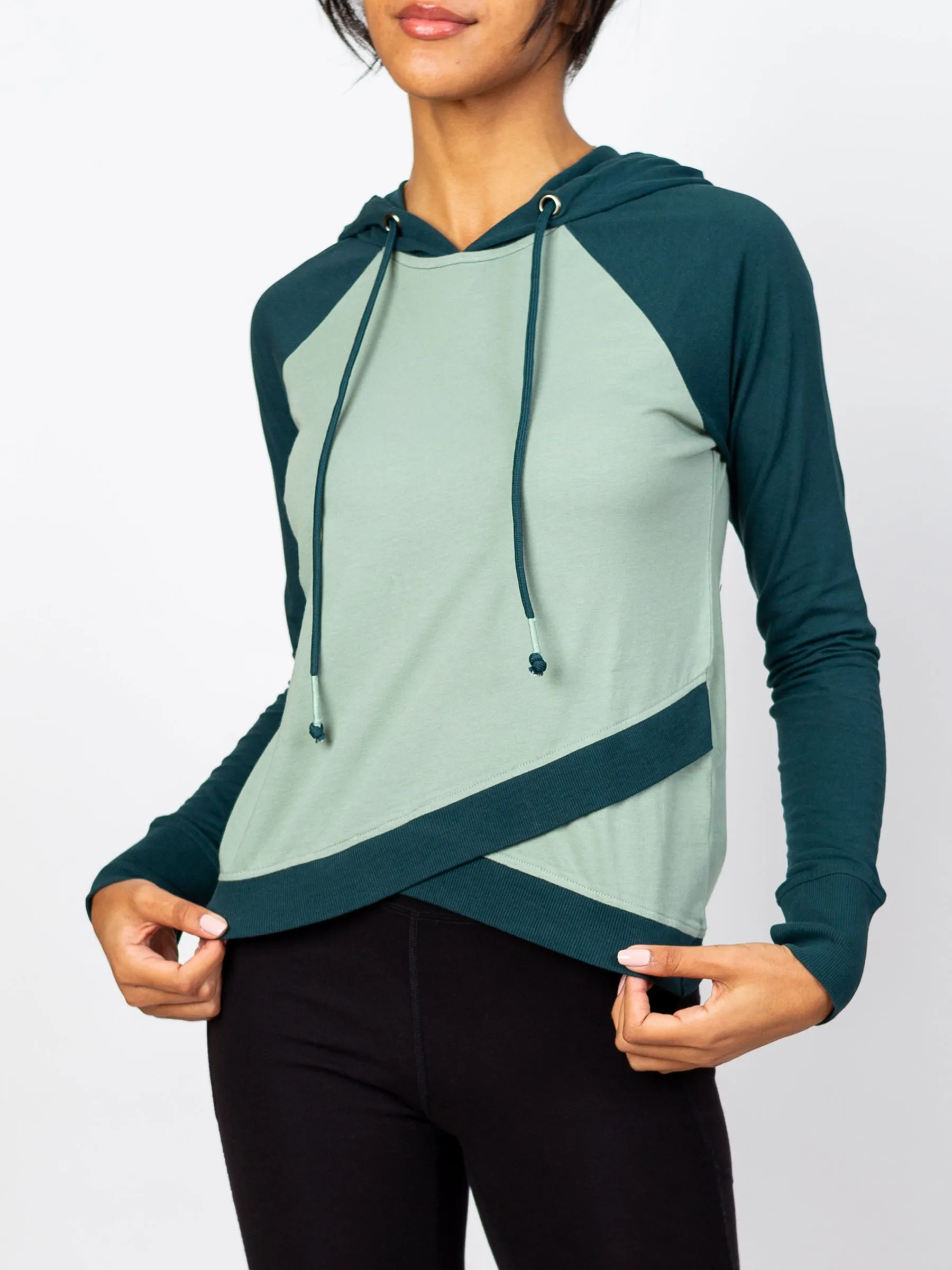 Cross-Crop Hoodie | Canopy