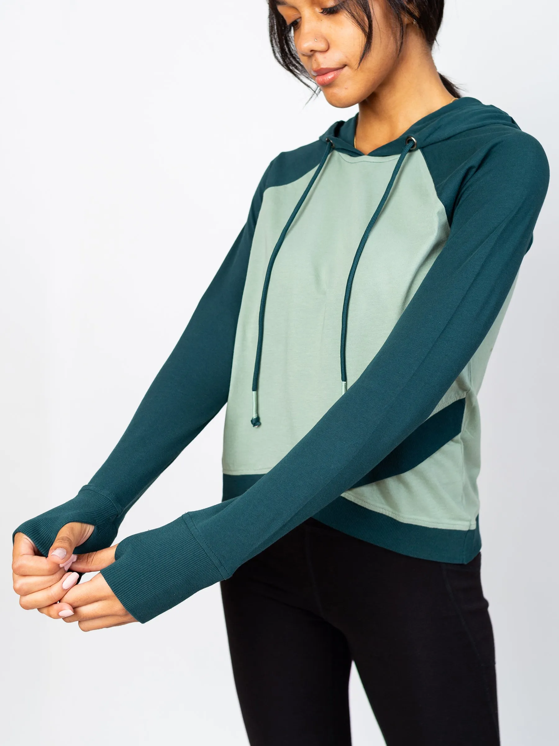 Cross-Crop Hoodie | Canopy