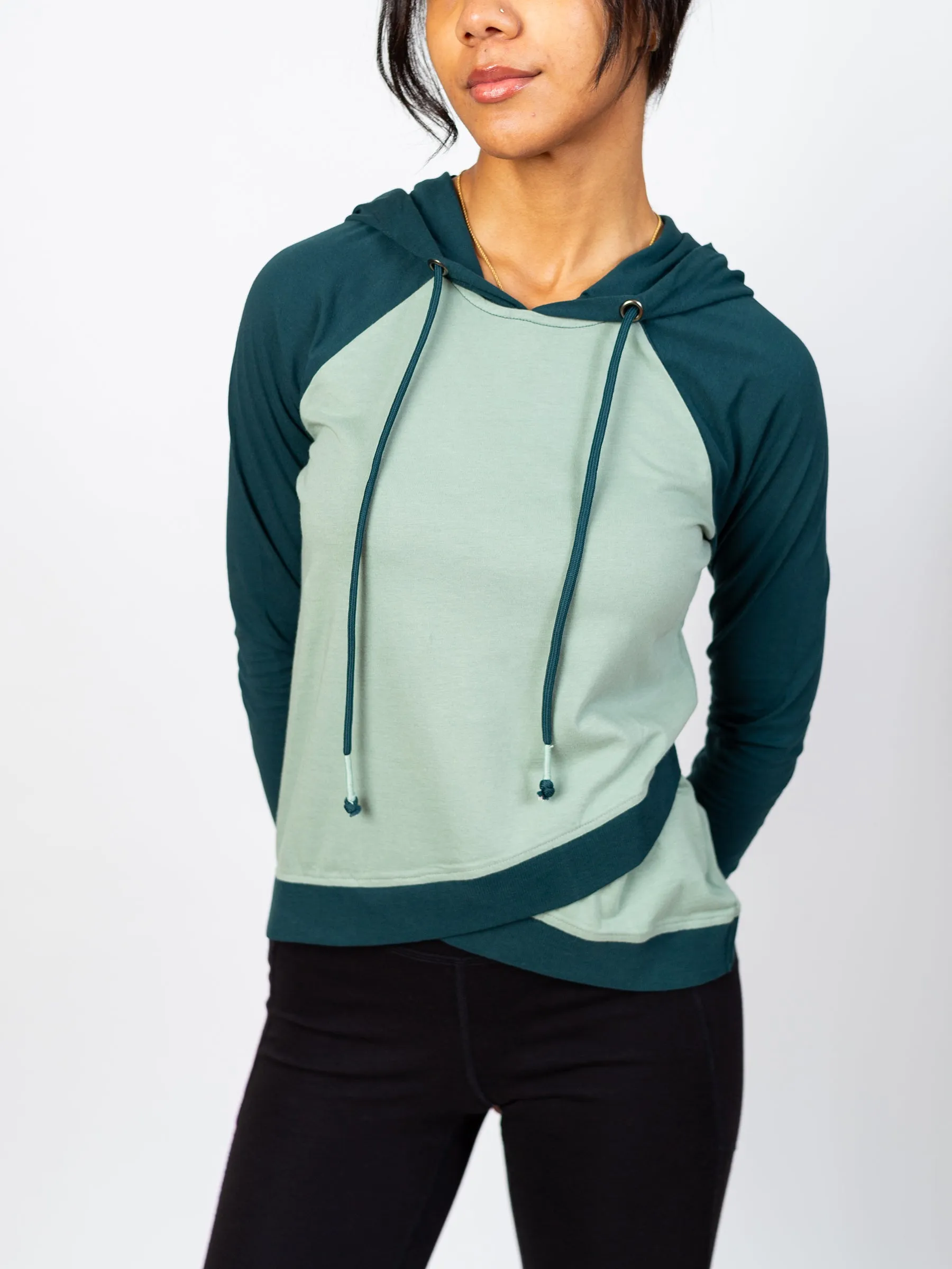 Cross-Crop Hoodie | Canopy