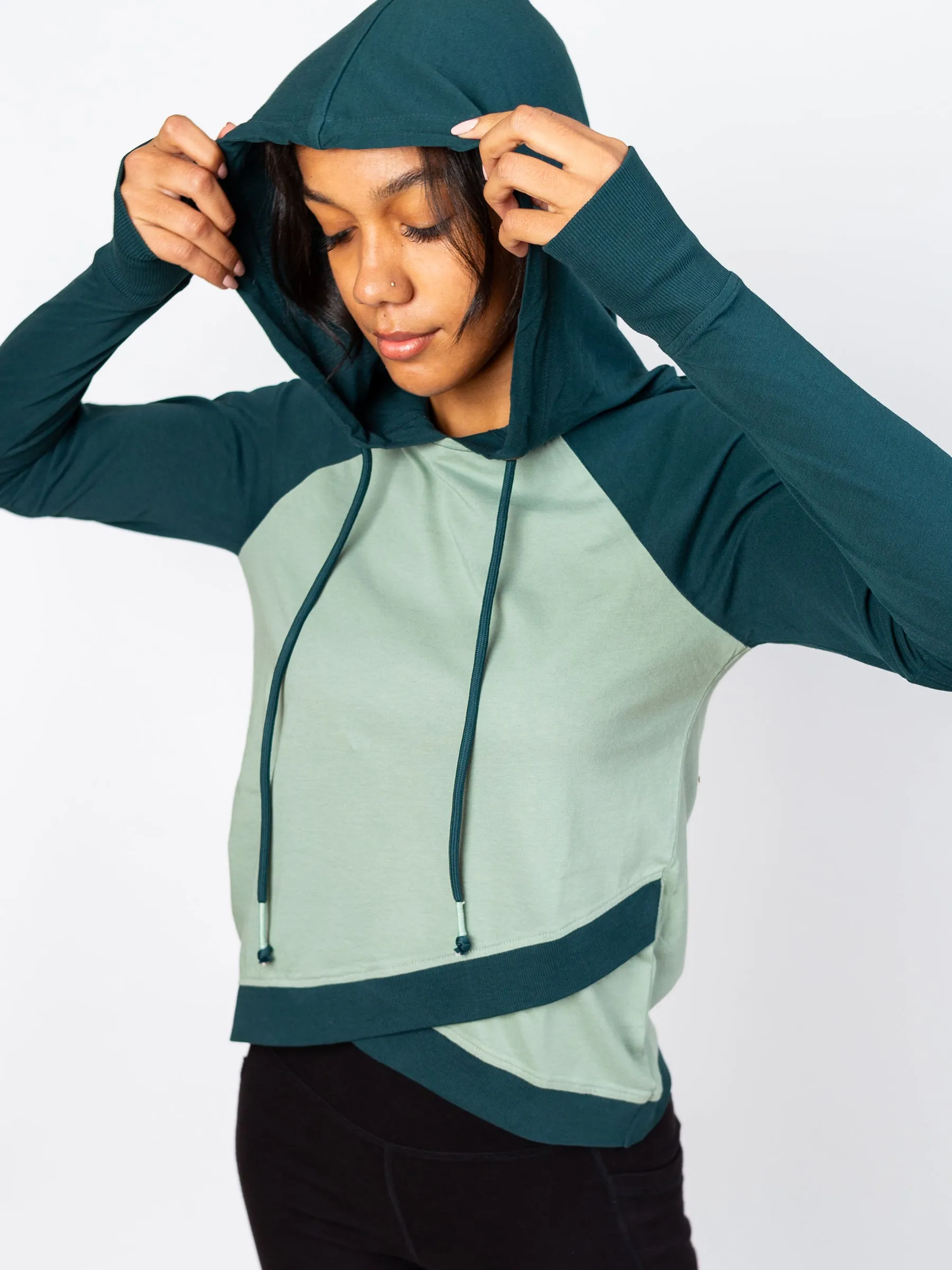 Cross-Crop Hoodie | Canopy