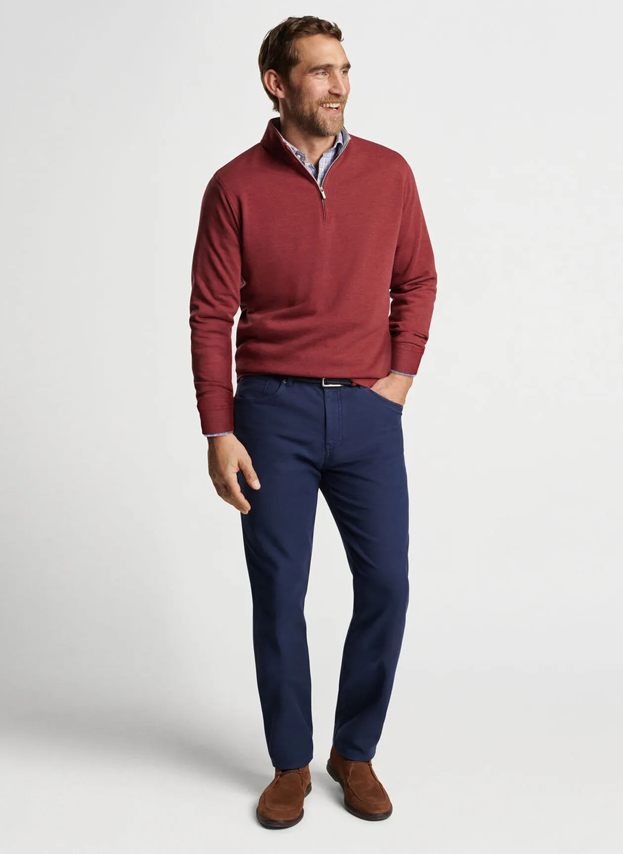 CROWN COMFORT PULLOVER - CELOSIA RED